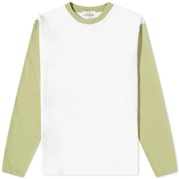 Футболка Country of Origin Long Sleeve Baseball Tee
