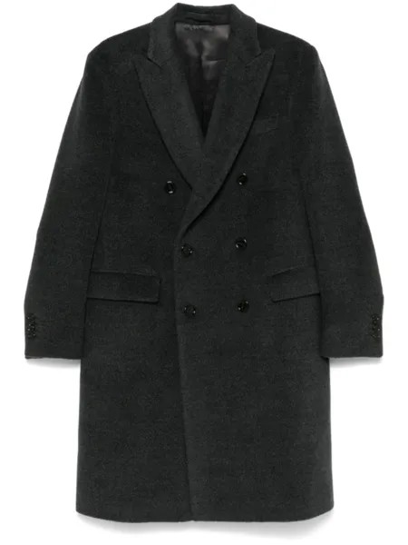 Lardini пальто из вирджинской шерсти, серый
