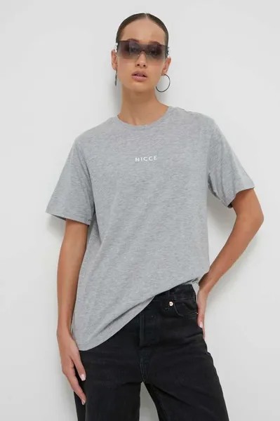 Хорошая футболка Nicce, серый