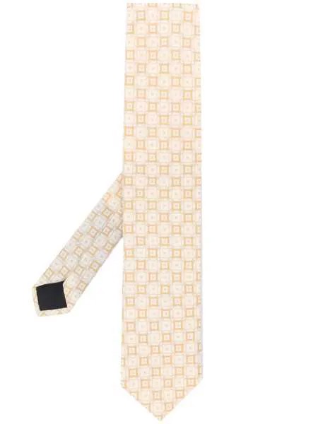 Lardini галстук с геометричным принтом