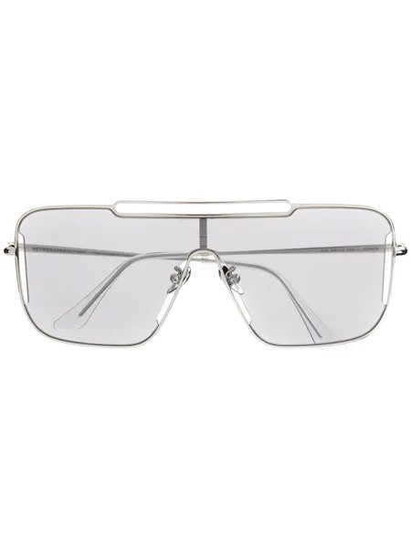 Retrosuperfuture солнцезащитные очки-авиаторы в массивной оправе
