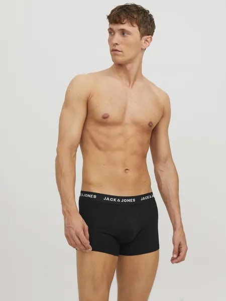 Трусики HUEY TRUNKS 7 PACK Jack & Jones, цвет black