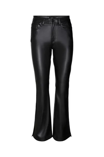 Расклешенные брюки изогнутой формы Vero Moda Curve, черный