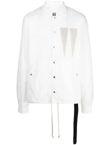 Rick Owens DRKSHDW легкая куртка-рубашка, белый