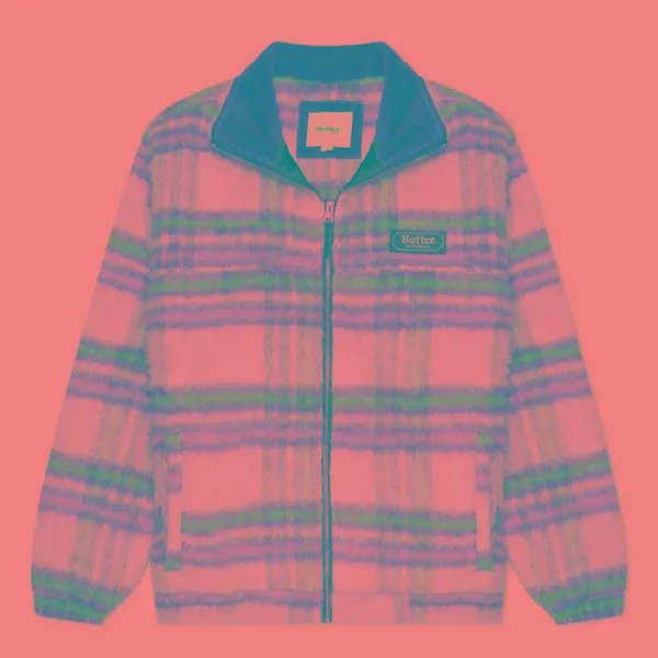 Мужская флисовая куртка Butter Goods Hairy Plaid Lodge