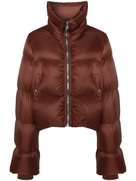 Rick Owens пуховик Turtle, коричневый