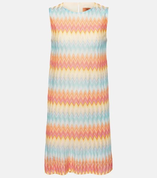 Мини-Платье с зигзагом Missoni, мультиколор
