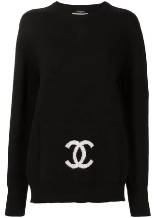 Chanel Pre-Owned джемпер 1994-го года с логотипом