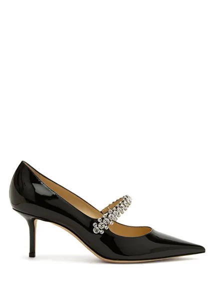 Кожаные туфли на высоком каблуке Bing Jimmy Choo, черный