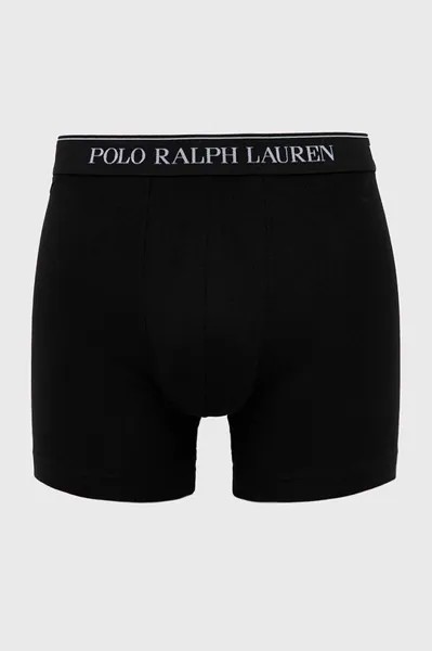 Боксеры (3 шт.) 714835887002 Polo Ralph Lauren, черный
