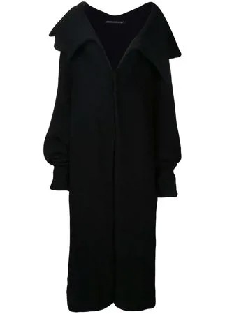 Yohji Yamamoto Pre-Owned пальто с массивной горловиной