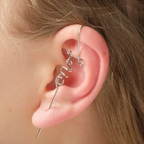 Серьги одиночные Queen Fair, серебряный