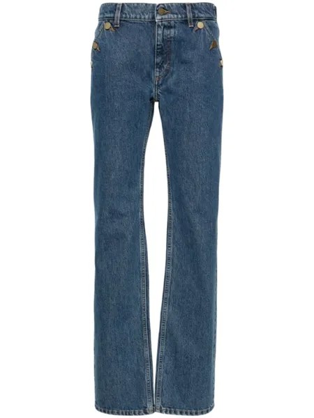 Filippa K прямые джинсы с заниженной талией, синий