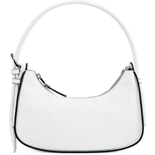 Сумка хобо ELEGANZZA, фактура гладкая, white