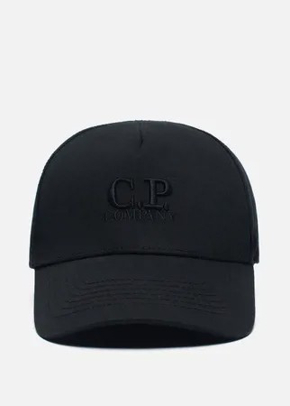 Кепка C.P. Company Gabardine Classic Logo Baseball, цвет чёрный, размер M