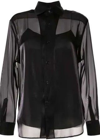 Ralph Lauren Collection полупрозрачная блузка