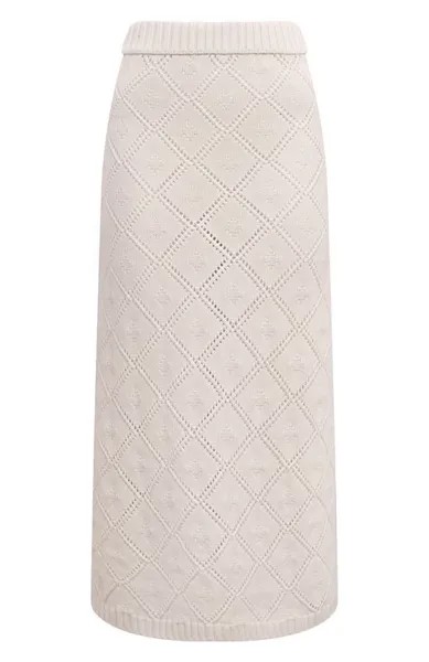 Юбка из шерсти и кашемира Elie Saab