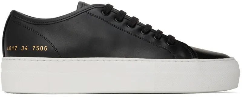 Черные кроссовки Tournament Low Super Common Projects