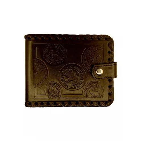 Кожаный кошелек Makey «Монетный двор» 042-07-10/2 цвет коричневый