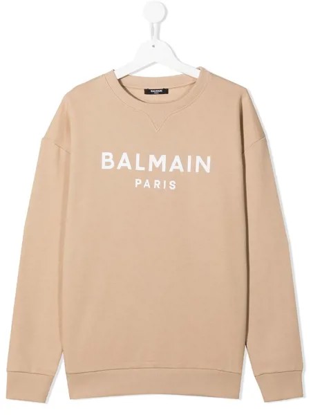 Balmain Kids толстовка с логотипом