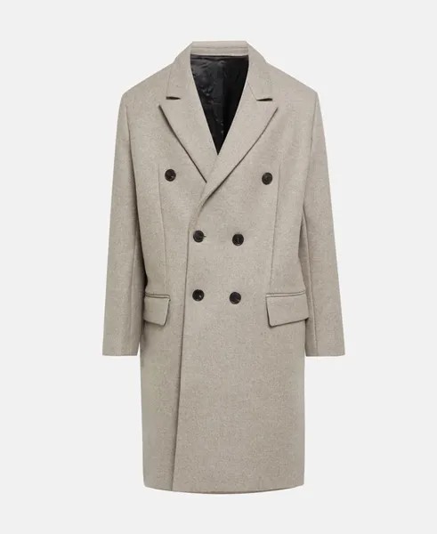 Шерстяное пальто Zadig&Voltaire, серо-коричневый