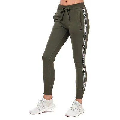 Темно-оливковые женские спортивные брюки Champion Rib Cuff Pants Спортивные штаны Низ