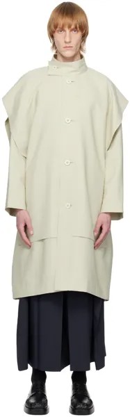 Бежевая ветровка с каркасом 132 5. ISSEY MIYAKE