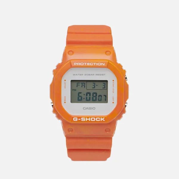 Наручные часы CASIO G-SHOCK DW-5600WS-4 Summer Seascapes оранжевый, Размер ONE SIZE