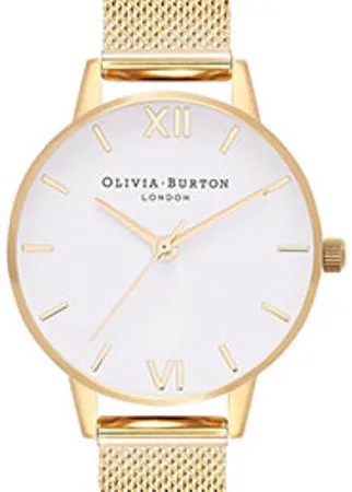 Fashion наручные  женские часы Olivia Burton OB16MDW35. Коллекция White Dial Mesh