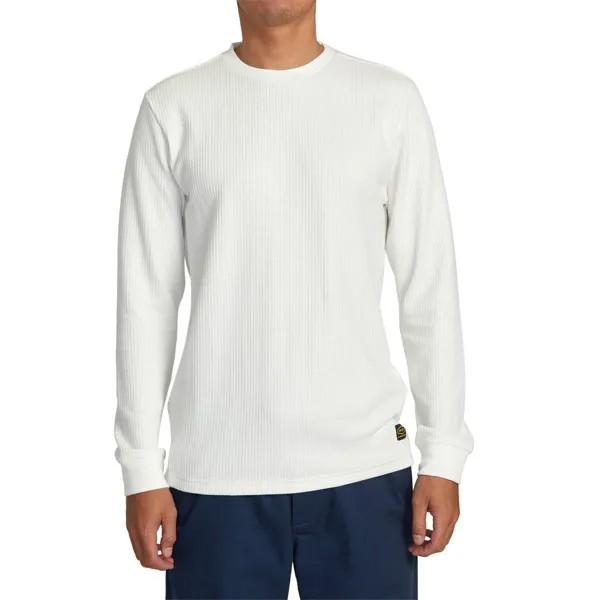 Футболка RVCA Day Shift Long-Sleeve Thermal, белый