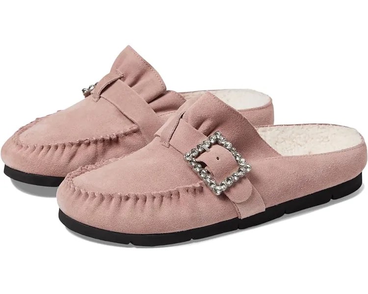 Сабо Free People Shearling After Riding Mule, цвет Frost Pink Suede