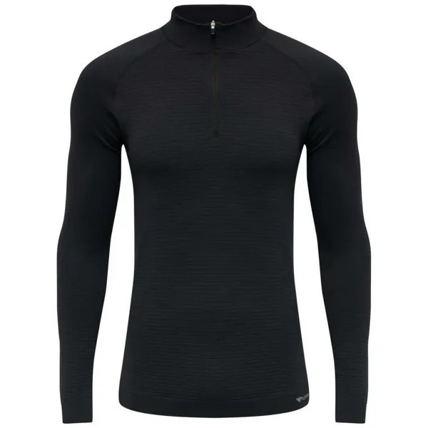 Толстовка Hummel Stroke Half Zip Seamless, черный