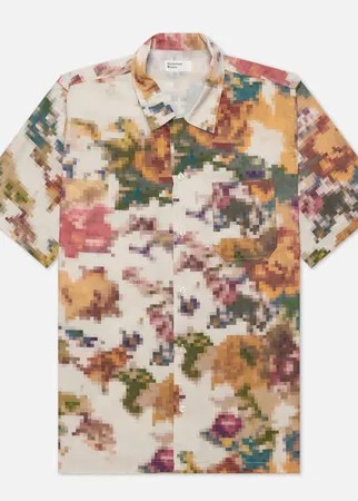 Мужская рубашка Universal Works Road Pixel Flower, цвет камуфляжный, размер M
