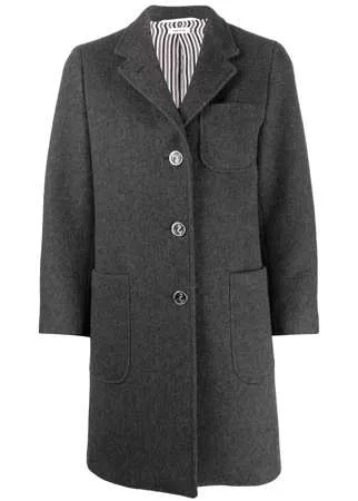 Thom Browne однобортное кашемировое пальто