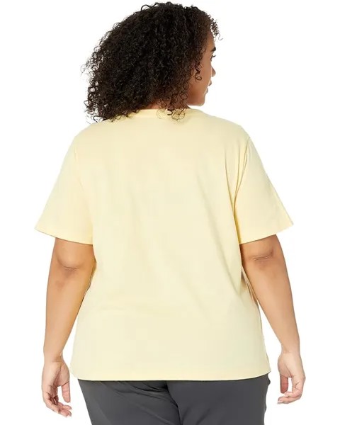 Футболка The North Face Plus Size Half Dome Cotton Short Sleeve Tee, цвет Pale Banana