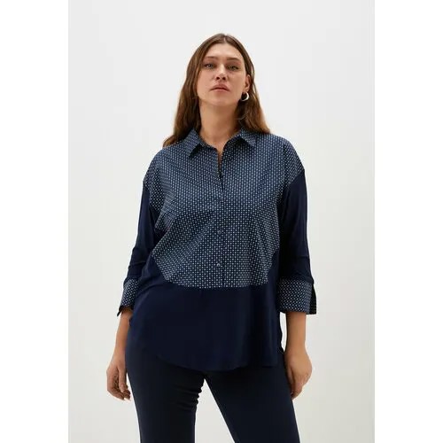 Блуза SVESTA, размер 58, синий