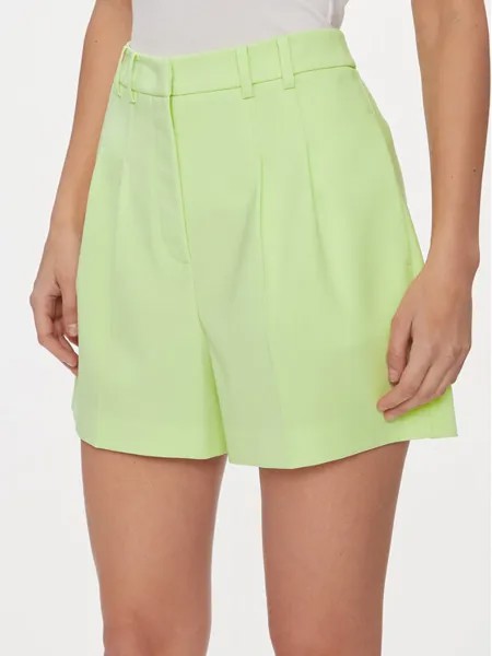 Тканевые шорты regular fit Patrizia Pepe, зеленый