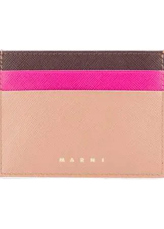 Marni colour blocked card holder