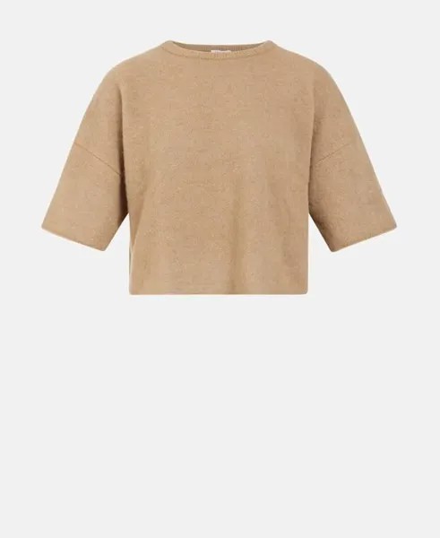 Пуловер с короткими рукавами Filippa K, серо-коричневый