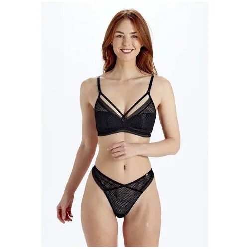 Бюстгальтер Pretty Polly, размер 36D, черный