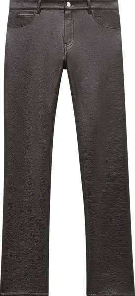 Брюки Courrèges 5-Pocket Vinyl Pants 'Chocolate', коричневый