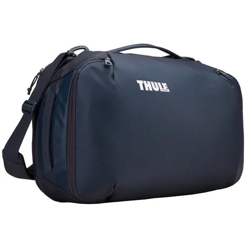 Сумка дорожная THULE, 40 л, 35х21х55 см, отделение для обуви, отделение для ноутбука, плечевой ремень, синий