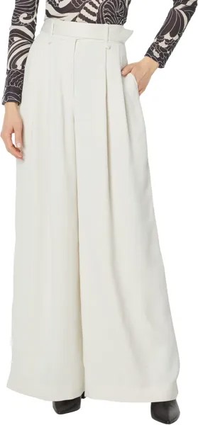 Брюки Ted Baker Eliziie Wide Leg Trousers with Pleat Detail, натуральный