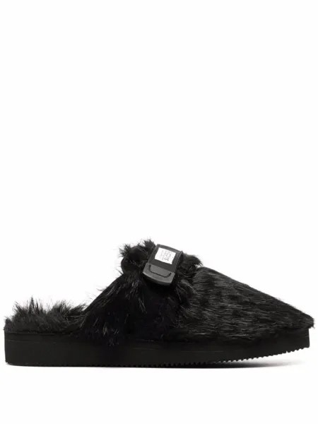 Suicoke фактурные слиперы Zavo, черный