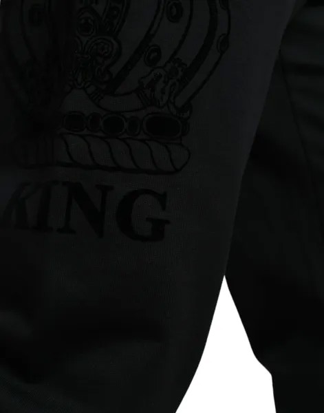 Элегантные мужские джоггеры Dolce & Gabbana из хлопка, цвет Black And White