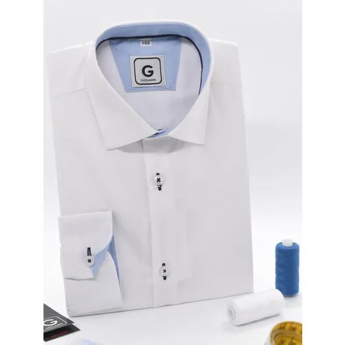 Школьная рубашка GIOVANNI, размер 170, белый