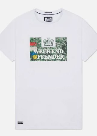 Мужская футболка Weekend Offender Badman, цвет белый, размер M