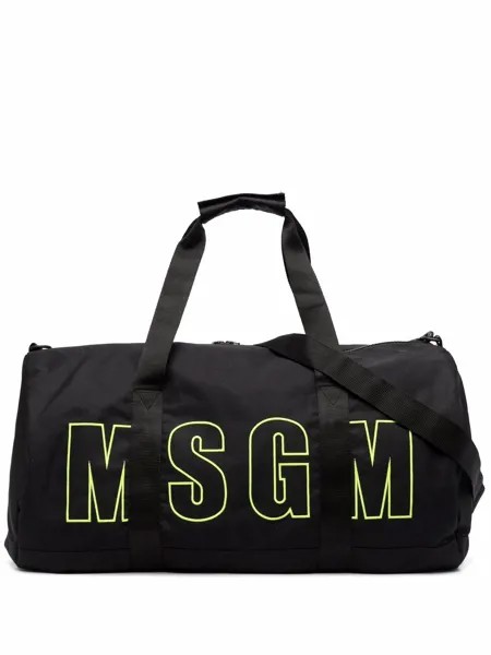 MSGM дорожная сумка с логотипом