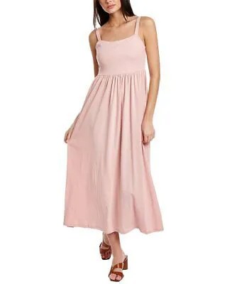Z Supply Marina Платье макси женское розовое S