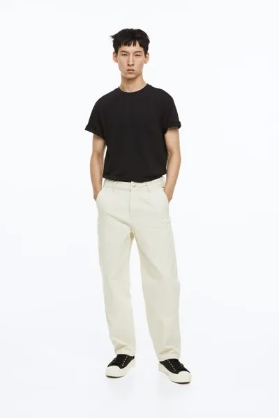 Джинсы H&M, сливочный